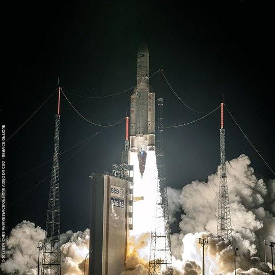 Viasat-2卫星在阿丽亚娜5 ECA运载火箭上发射, 在Viasat的专利许可计划中使用的是什么
